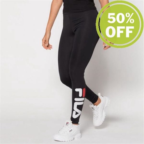 Legging Fila Mulher Pretas - Fila Flex 2.0 Portugal Lisboa,QJLH-60941